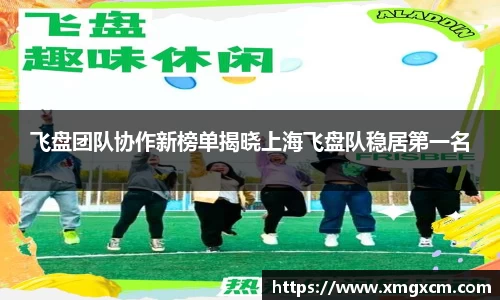 飞盘团队协作新榜单揭晓上海飞盘队稳居第一名
